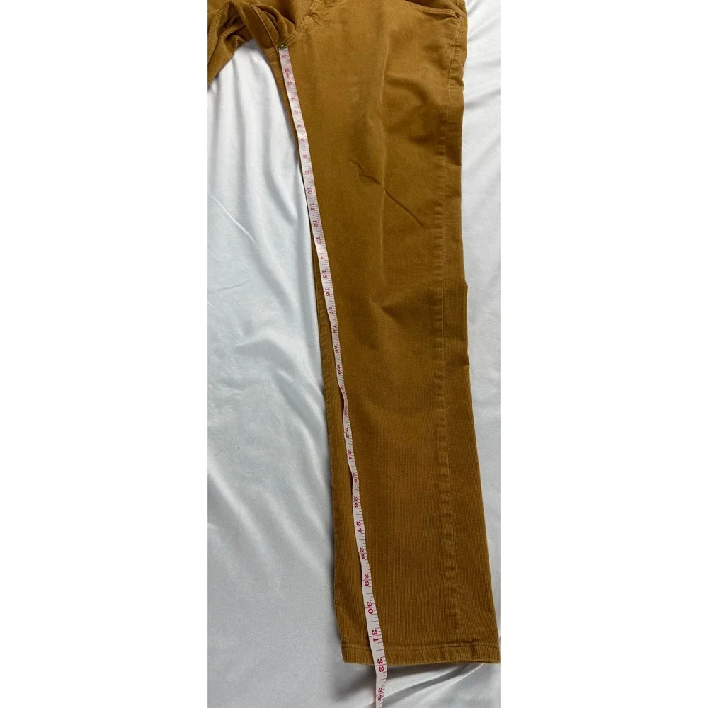 Todd Snyder Mens Slim Fit Corduroy Pants Tobacco Brown 30x32